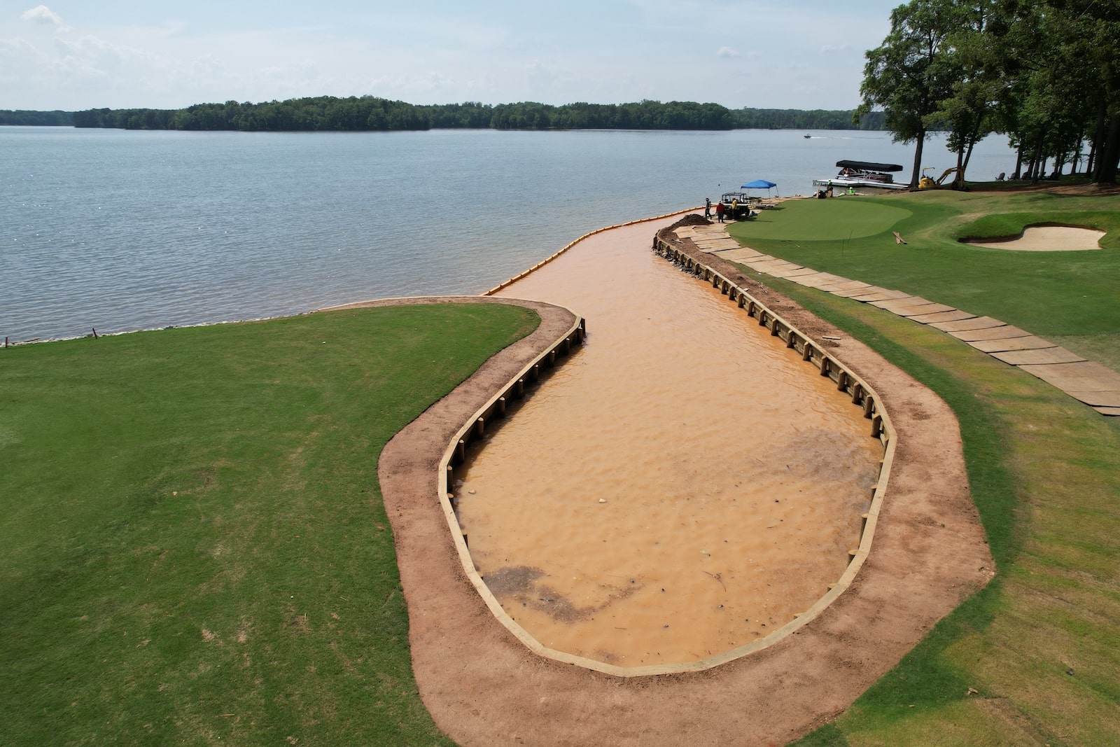 The Landings Course at Reynolds Lake Oconee Black Creek Construction